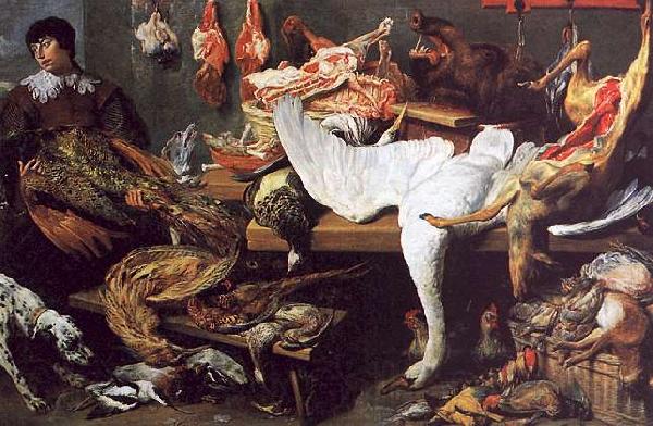 Frans Snyders A Game Stall Spain oil painting art
